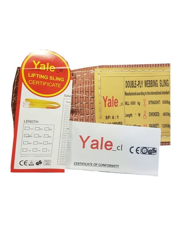 تسمه 6 تن 4 متری حمل بار برند Yale - تصویر 3