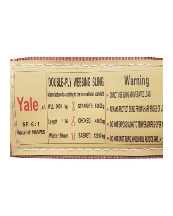 تسمه 6 تن 4 متری حمل بار برند Yale - تصویر 6