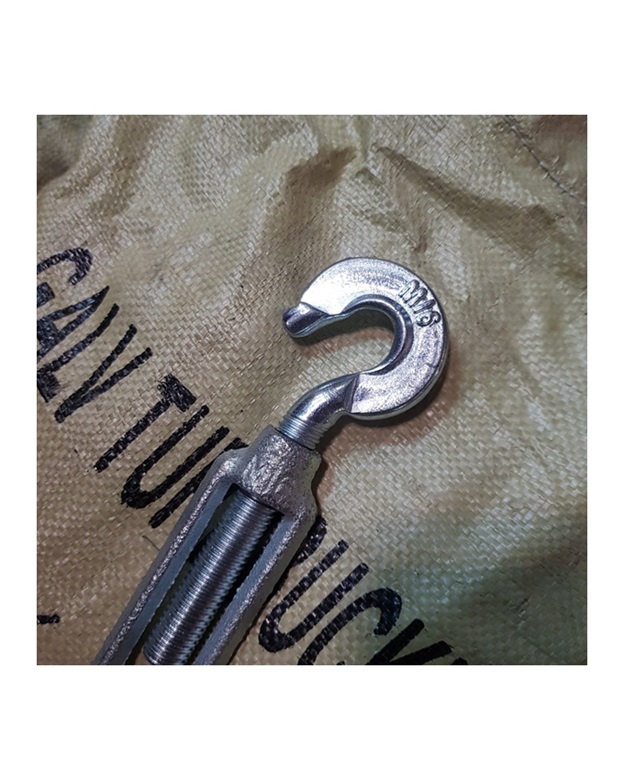 مهارکش چدنی 16 میلی متر – M16 یکسر قلاب یکسر حلقه - تصویر 4
